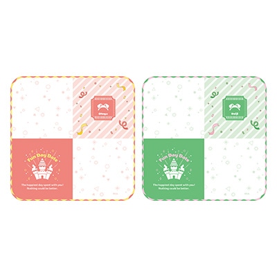 ガーゼハンカチ Fun Day Date Ver.（11種）