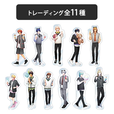 【1Box12Pack入り】トレーディングクリアステッカー Fun Day Date Ver.