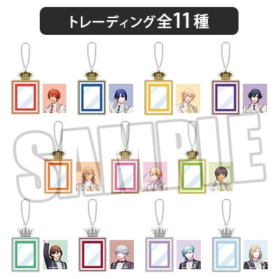 トレーディング証明写真風シール付きホルダー「SHINING」