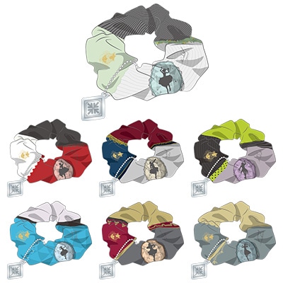 チャーム付きシュシュ（7種）