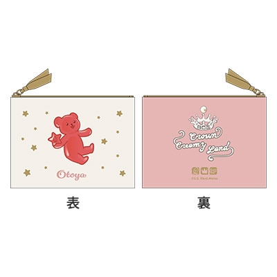 ミニポーチ Crown Creamy Land ～Dessert Plate～ テディベアハードグミVer.(18種)