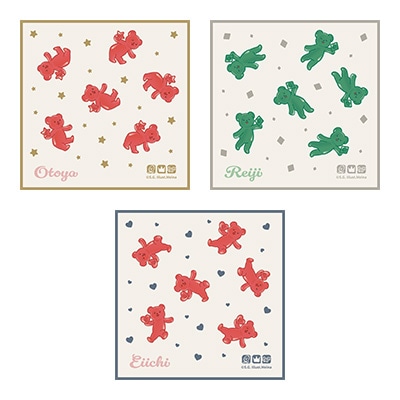 ミニタオル Crown Creamy Land ～Dessert Plate～ テディベアハードグミVer.(18種)