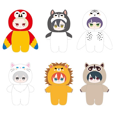 着せ替えぬいぐるみ用コスチューム（6種）