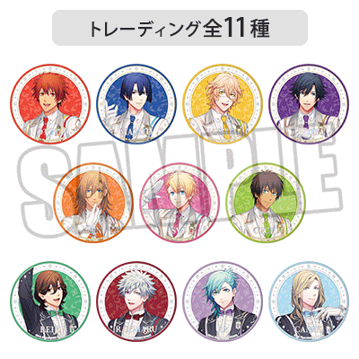 【セット販売】トレーディングジュエリー缶バッジ「SHINING」「RAGING」