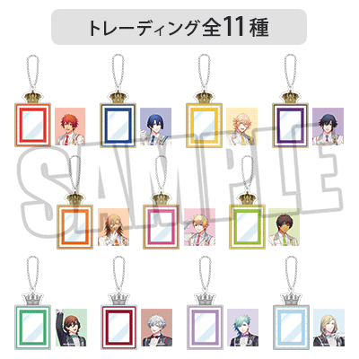 【セット販売】トレーディング証明写真風シール付きホルダー「SHINING」「RAGING」