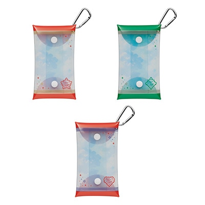 カラビナ付きクリアケース (18種)