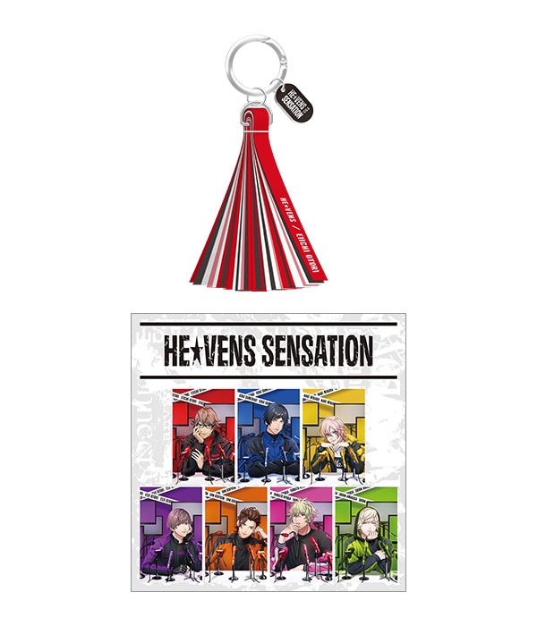 リボンキーホルダー＋＜初回封入特典＞アイドルメッセージカード(全7種ランダム1枚封入／裏面にメンバーからのメッセージ入り）