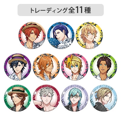 【12Packセット】トレーディング和風缶バッジ
