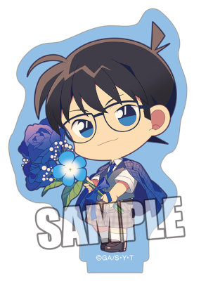 【1Box8Pack入り】名探偵コナン　トレーディングミニアクリルスタンド Flower For You Ver. (本体)最大約縦58×横42×厚さ3mm、(台座)約縦35×横35×厚さ3mm