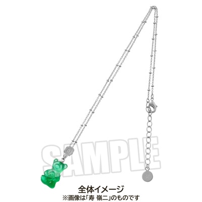うたの☆プリンスさまっ♪ Q☆UP テディベアハードグミネックレス「黒崎蘭丸」 チェーン:420mm+アジャスター50mm、モチーフ:約縦21×横13×厚さ7mm