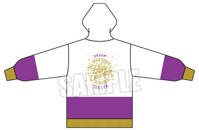 うたの☆プリンスさまっ♪ ALL STAR STAGE -Happy Celebration- アイドルパーカー「一ノ瀬トキヤ」 フリーサイズ 着丈 前 / 後ろ 約69㎝ / 約72cm、身幅約58cm、肩幅約60cm、袖丈約59cm