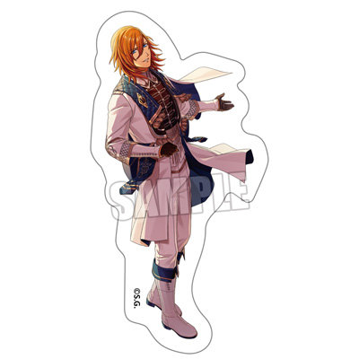 うたの☆プリンスさまっ♪ LIVE EMOTION ステッカーセット Thanks for you! Ver.「神宮寺レン」 (ステッカー1)約長辺89×短辺86mm以内、(ステッカー2)約長辺91×短辺55mm