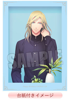 【BOL限定】うたの☆プリンスさまっ♪ ビジュアルボード Birthday Series 2025 Ver.「カミュ Part.4」 <ブロマイド>約縦364×横257mm(B4 サイズ)、<台紙>約縦430×横310mm