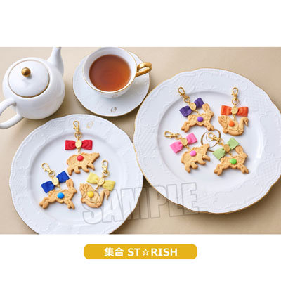 うたの☆プリンスさまっ♪ Q☆UP カルーセルクッキーバッグチャーム「神宮寺レン」 モチーフ:UNIT MUSIC(白クマ)…約縦37×横62×厚さ11mm、UNIT DREAM(白ウサギ)…約縦52×横63×厚さ11mm、UNIT LOVE(白鳥)…約縦49×横52×厚さ11mm