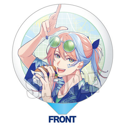 UN:LOGICAL スティックバルーン LicoBiTs FESTA -W Vacation- Ver.「ユーリ」 <膨らませ前>約縦325×横125mm、<膨らませ後>約縦300×横100mm