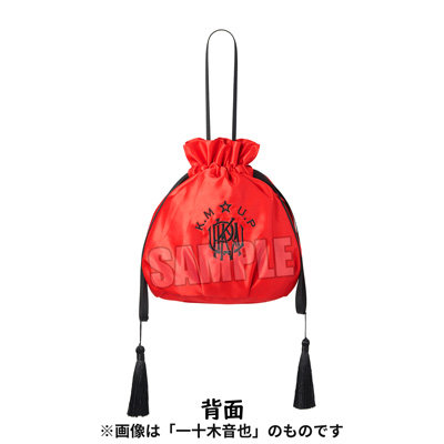 うたの☆プリンスさまっ♪ K.M☆U.P YUKATA-MODE KNOT-Ti 巾着バッグ 「黒崎蘭丸」[UPGS26] ＜本体＞約縦205×横260×マチ105mm、＜手持ちハンドル＞約12×390mm、＜ショルダーストラップ＞約12×660～1200mm