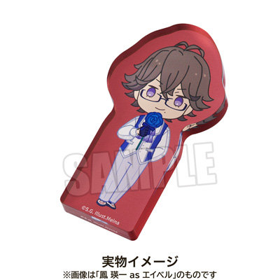 うたの☆プリンスさまっ♪ HE★VENS アクリルマスコット BLACK GARDEN-memento- ちびキャラVer.「天草シオン as シモン」[UPGS26] 約縦82×横45×厚さ8mm
