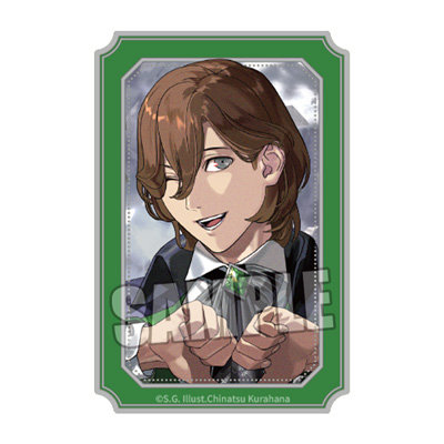 うたの☆プリンスさまっ♪ クリアステッカーセット 15th Anniversary Ver.「寿 嶺二」 <ステッカー1>約縦130×横50mm以内、<ステッカー2>約縦91×横55mm