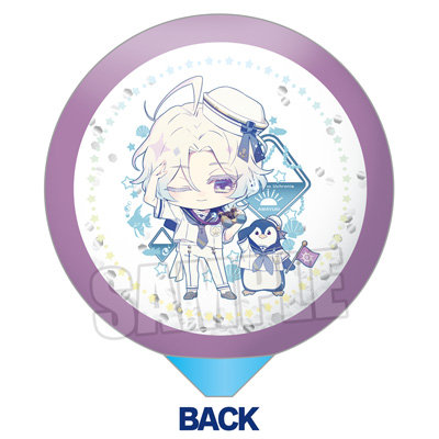 泡沫のユークロニア スティックバルーン LicoBiTs FESTA -W Vacation- Ver.「淡雪」 <膨らませ前>約縦325×横125mm、<膨らませ後>約縦300×横100mm