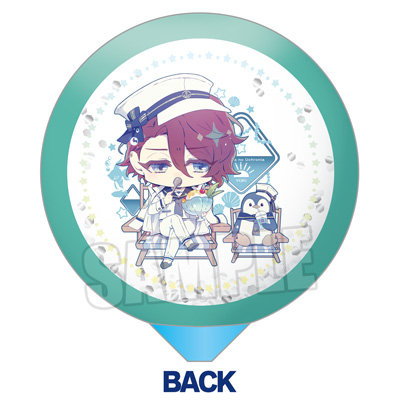 泡沫のユークロニア スティックバルーン LicoBiTs FESTA -W Vacation- Ver.「依」 <膨らませ前>約縦325×横125mm、<膨らませ後>約縦300×横100mm
