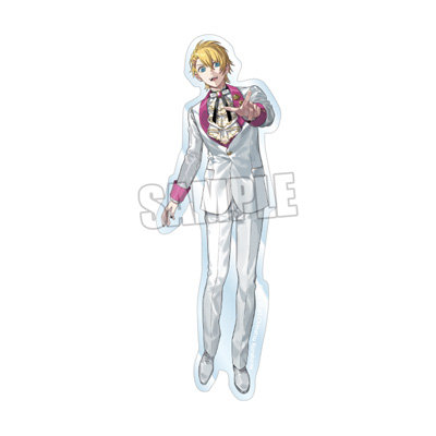 うたの☆プリンスさまっ♪ クリアステッカーセット 15th Anniversary Ver.「来栖 翔」 <ステッカー1>約縦130×横50mm以内、<ステッカー2>約縦91×横55mm
