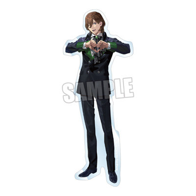 うたの☆プリンスさまっ♪ クリアステッカーセット 15th Anniversary Ver.「寿 嶺二」 <ステッカー1>約縦130×横50mm以内、<ステッカー2>約縦91×横55mm