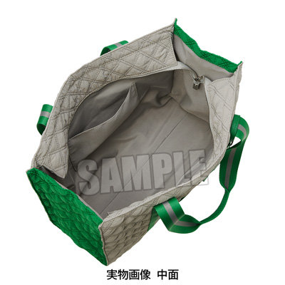 うたの☆プリンスさまっ♪ キルティングバッグ  UTA☆PRI WONDERLAND Ver.「寿 嶺二」 ＜バッグ＞本体…約縦330×横420×マチ135mm、持ち手…約580×幅40mm、＜ラゲッジタグ＞本体…約縦140×横70mm、ストラップ…約210×幅10mm