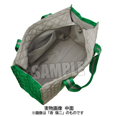 うたの☆プリンスさまっ♪ キルティングバッグ UTA☆PRI WONDERLAND Ver.「黒崎蘭丸」 <バッグ>本体…約縦330×横420×マチ135mm、持ち手…約580×幅40mm、<ラゲッジタグ>本体…約縦140×横70mm、ストラップ…約210×幅10mm