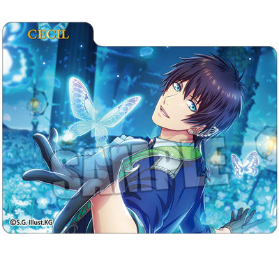 うたの☆プリンスさまっ♪ Shining Live ホロマルチケース「愛島セシル」 (外寸)約縦61×横98×高さ71mm /(内寸)約縦60×横96×高さ70mm /(セパレーター)約縦70×横91mm(2枚入り)