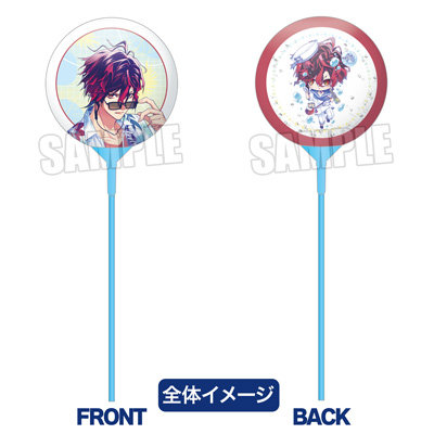 UN:LOGICAL スティックバルーン LicoBiTs FESTA -W Vacation- Ver.「雅火」 <膨らませ前>約縦325×横125mm、<膨らませ後>約縦300×横100mm