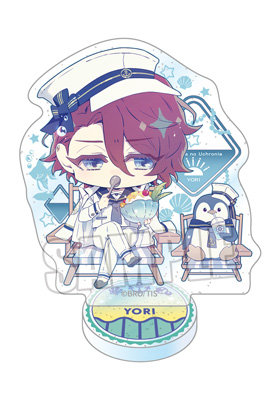 【10Packセット】泡沫のユークロニア トレーディングアクリルスタンド ちびキャラ LicoBiTs FESTA -W Vacation- Ver. <本体>約縦70×横60×厚さ3mm以内、<台座>約縦26×横26×厚さ3mm