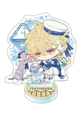 【10Packセット】泡沫のユークロニア トレーディングアクリルスタンド ちびキャラ LicoBiTs FESTA -W Vacation- Ver. <本体>約縦70×横60×厚さ3mm以内、<台座>約縦26×横26×厚さ3mm