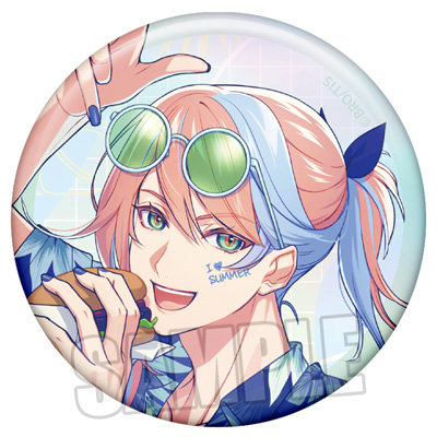 【10Packセット】UN:LOGICAL トレーディングオーロラ缶バッジ LicoBiTs FESTA -W Vacation- Ver. 直径54mm