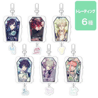 【10Packセット】UN:LOGICAL トレーディングアクリルキーホルダー Magazine Collection Ver. ＜本体＞約縦80×横50×厚さ3mm以内、＜モチーフ＞約縦25×横25×厚さ3mm以内