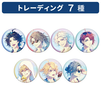 【10Packセット】泡沫のユークロニア トレーディングオーロラ缶バッジ LicoBiTs FESTA -W Vacation- Ver. 直径54mm