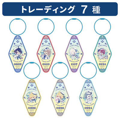【10Packセット】泡沫のユークロニア トレーディングモーテルアクリルキーホルダー ちびキャラ LicoBiTs FESTA -W Vacation- Ver. 約縦80×横40×厚さ3mm