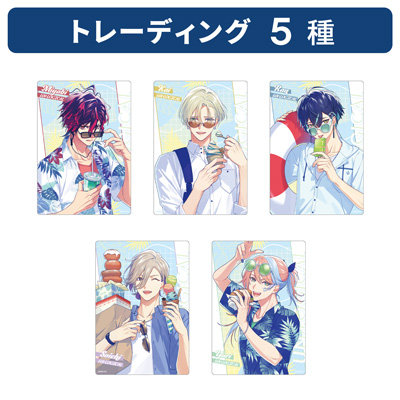 【10Packセット】UN:LOGICAL トレーディングクリアカード LicoBiTs FESTA -W Vacation- Ver. 約縦127×横89mm