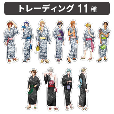 【12Packセット】うたの☆プリンスさまっ♪ トレーディング和紙ステッカー YUKATA-MODE Ver.[UPGS26] 約縦100×横60mm以内