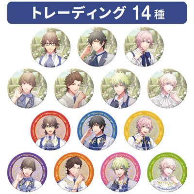 【10Packセット】うたの☆プリンスさまっ♪ HE★VENS トレーディング缶バッジ BLACK GARDEN-memento- Ver.[UPGS26] 直径54mm
