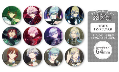 【1Box12Pack入り】劇場版 うたの☆プリンスさまっ♪ TABOO NIGHT XXXX トレーディングビジュアルショット缶バッジ 直径54×厚さ5mm