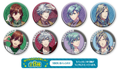 【1Box8Pack入り】劇場版 うたの☆プリンスさまっ♪ TABOO NIGHT XXXX トレーディング缶バッジ Magazine Photoshoot Ver. 直径54×厚さ5mm