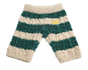 うたの☆プリンスさまっ♪ PRINCE CAT コスチューム “ME TIME”ルームウェア ケーブルニットボーダーパンツ「ヴェルデ」 着丈165mm、ヒップ：145mm