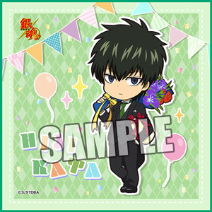 銀魂　マイクロファイバーミニタオル「土方 十四郎」スーツVer. 縦200×横200mm