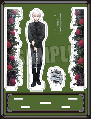 うたの☆プリンスさまっ♪ HE★VENS アクリルスタンド BLACK GARDEN Ver.「天草シオン as シモン」[UPGS26] 約縦170×横130×厚さ3mm
