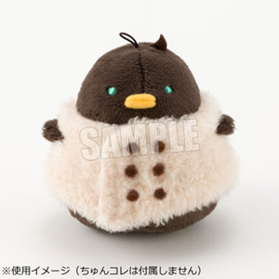 【BOL限定】ちゅんコレ コート 本体：約縦40×横115×厚さ20mm、着用モデル：胴回り210mm