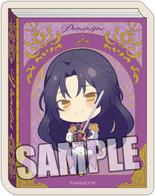 ヴァニタスの手記　ダイカットステッカー「ドミニク」 約縦82×横64.5×厚さ1mm