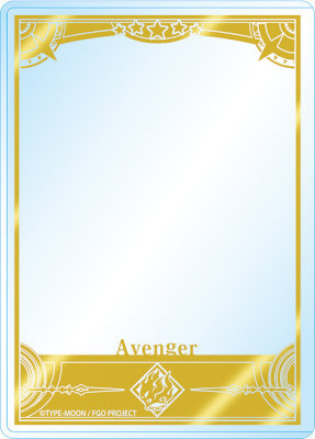 ブロッコリーカードローダープレミアム Fate/Grand Order「アヴェンジャー」 （内寸）縦93×横67.5mm、（外寸）縦96×横69×厚さ1.5mm