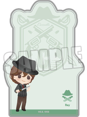 うたの☆プリンスさまっ♪ Shining Live ダイカットふせん No More シリーズ ちびキャラVer.「寿 嶺二 as レイ」 （台紙）縦115×横85mm、（本体ふせん）約縦90×横69×厚さ3mm以内