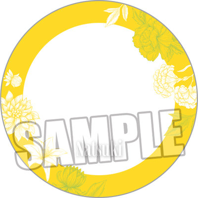 うたの☆プリンスさまっ♪ 缶バッジカバー Summer Bloom Ver.「四ノ宮那月」 約縦68×横68mm