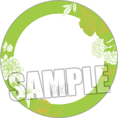 うたの☆プリンスさまっ♪ 缶バッジカバー Summer Bloom Ver.「愛島セシル」 約縦68×横68mm